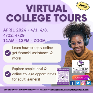 April 2024 Virtual College Tours