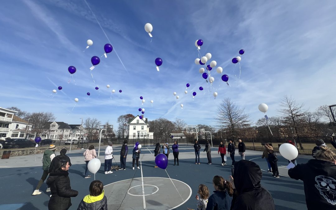 Survivors of Homicide Victims Month Balloon Release with Mothers for Justice and Equality
